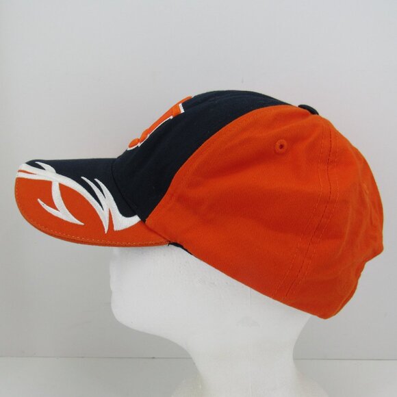 Auburn University Tigers Orange & Black Men's Adjustable Strap Back Cap Hat - Picture 3 of 8